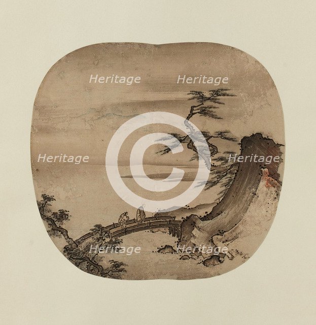 Landscape, Second Half of the 15th cen. Artist: Kenko Shokei (active 1478-1506)