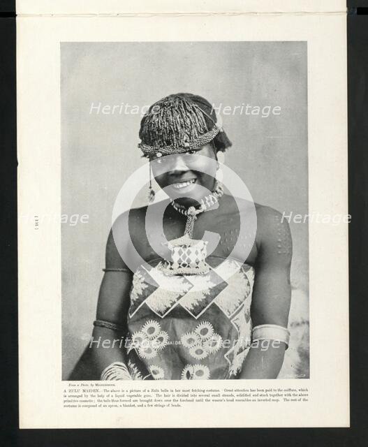A Zulu Maiden, South Africa, c1899. Creator: John Middlebrook.