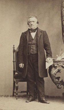 Portrait of the Composer Franz Lachner (1803-1890) , c. 1850. Creator: Anonymous.