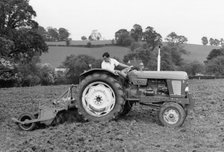 1968 BMC Nuffield 4-65 tractor. Creator: Unknown.