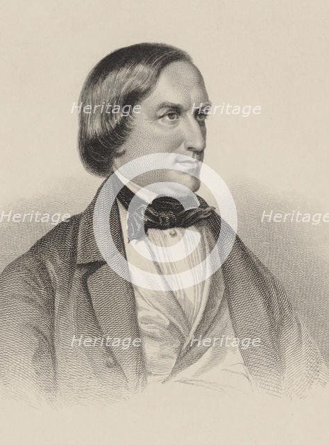 Portrait of the pianist and composer Karl August Krebs (1804-1880). Creator: Anonymous.