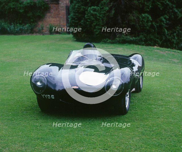1955 Jaguar D type Artist: Unknown.
