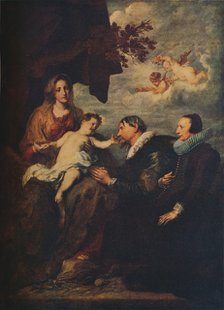 'The Virgin with Donors', c1630. Artist: Anthony van Dyck.