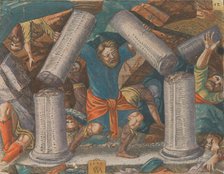 The Story of Samson, 1549. Creator: Cornelis Massys.