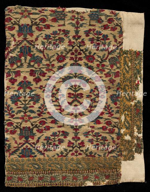 Border Fragment of a Shawl, late 1700s - early 1800s. Creator: Unknown.