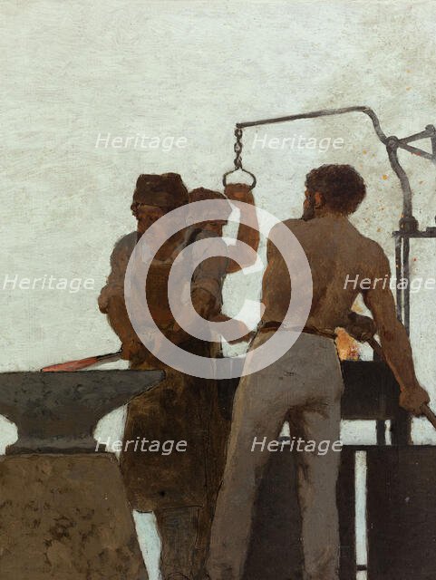 Metallurgy: Sketch for the school in rue Chateau-Landon, 10th arrondissement of Paris, 1881. Creator: Jules Didier.