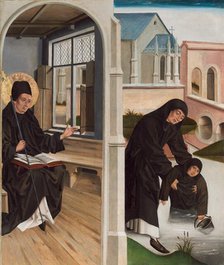 A Miracle of Saint Benedict, c. 1480. Creator: Unknown.