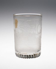 Beaker, Bohemia, c. 1810/20. Creator: Bohemia Glass.