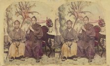 Two Members of the First Japanese Diplomatic Mission to the United States..., neg 1860. Creator: Charles De Forest Fredricks.