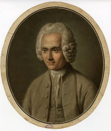 Portrait of Jean-Jacques Rousseau (1712-1778), 1791.