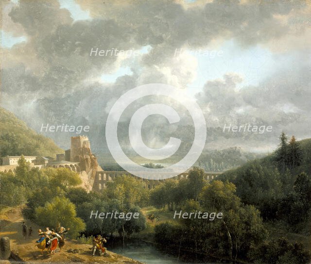 Landscape with an Aqueduct, 1810. Creator: Nicolas Antoine Taunay.