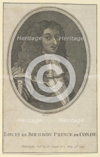 Louis de Bourbon, Prince de Condé, May 11, 1797. Creator: Joseph Bowes.