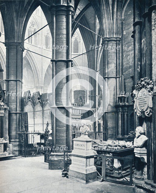 'Westminster Abbey. From South Transept, looking North-East. St. Benedict's Chapel', c1903. Artist: SB Bolas & Co.