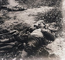 Bodies of dead soldiers, c1914-c1918. Artist: Unknown.