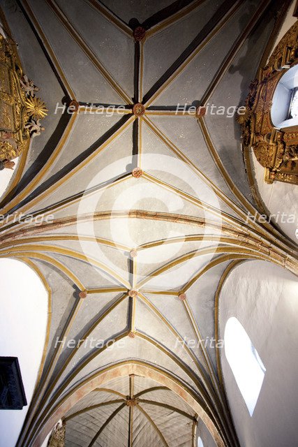 Ceiling, Braganca Cathedral, Portugal, 2009. Artist: Samuel Magal