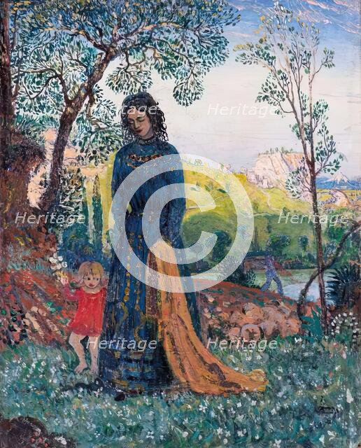 The Little Mother. Creator: James Dickson Innes.