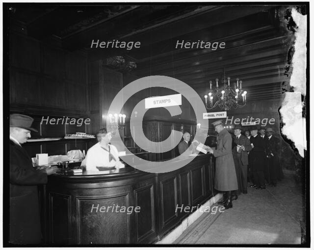 Riggs Bldg. Post Office, between 1910 and 1920. Creator: Harris & Ewing.