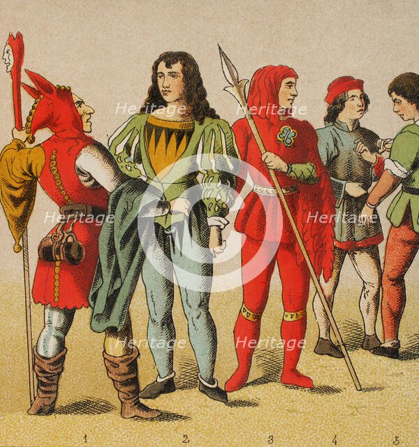 History of Germany, Middle Ages, 1450-1500, (1881).  Creator: Unknown.