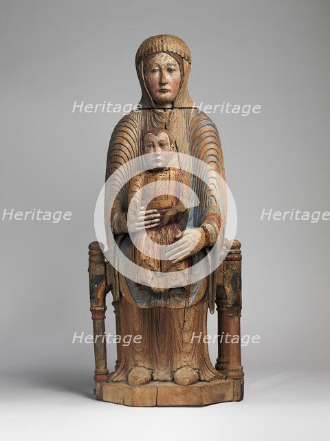 Virgin and Child in Majesty, French, ca. 1175-1200. Creator: Unknown.