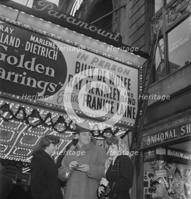 Portrait of Frankie Laine, Paramount Theater, New York, N.Y., 1946. Creator: William Paul Gottlieb.