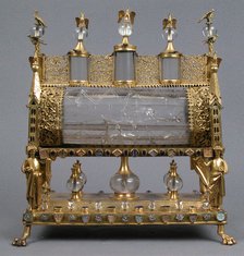 Reliquary, French (?), ca. 1175-1200 (rock crystal); early 19th century (setting). Creator: Unknown.