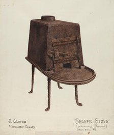 Shaker Stove, 1935/1942. Creator: Joseph Glover.