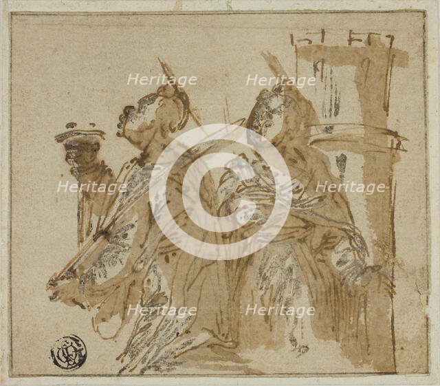 Saints Lucy and Barbara, n.d. Creator: Unknown.