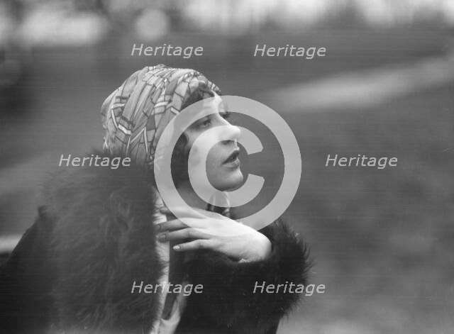 Altman, Ruth, Miss, portrait photograph, 1928 Creator: Arnold Genthe.
