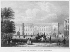 'Prince of Orange's Palace, Brussels', 1850. Artist: Shury & Son.