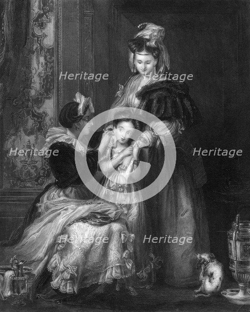 'The First Ear Ring', 1849.Artist: William Greatbach