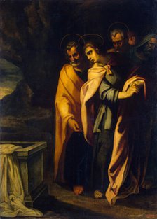 Apostles at the Tomb of Jesus, 1590s. Creator: Ribalta, Francisco (1565-1628).