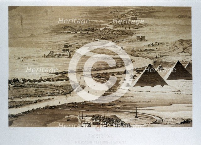 'From Alexandria to the Second Cataract', Egypt, 1841. Artist: Himely