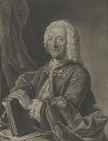 Portrait of Georg Philipp Telemann (1681-1767), 1750.