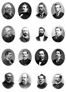 New Members of the London County Council, 1898. Creator: Unknown.