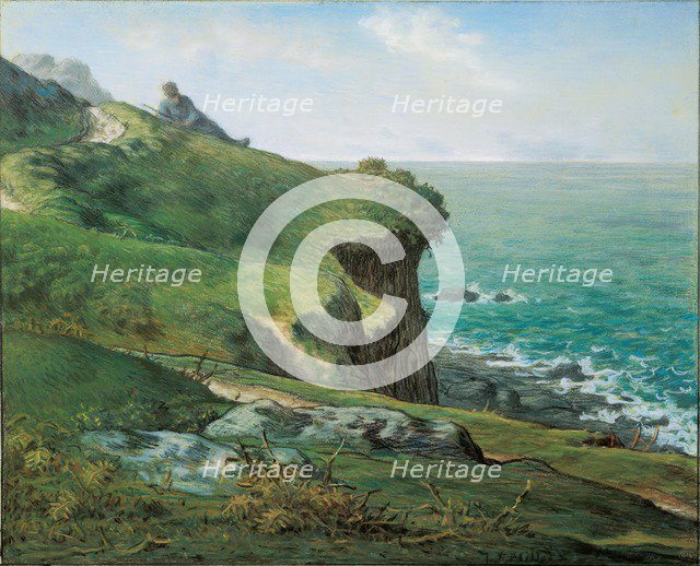 Cliffs at Gréville, 1871.