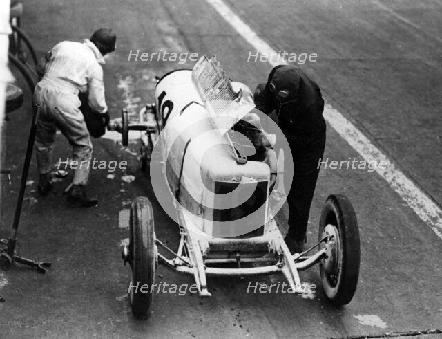 Mercedes M72/94 of Louis Zborowski at the Italian Grand Prix, Monza, 1924 Creator: Unknown.