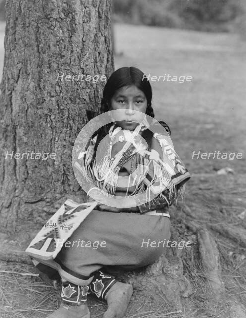 Umatilla child, c1910. Creator: Edward Sheriff Curtis.