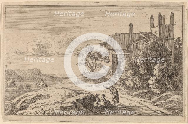 Building with a Square Tower. Creator: Herman van Swanevelt.