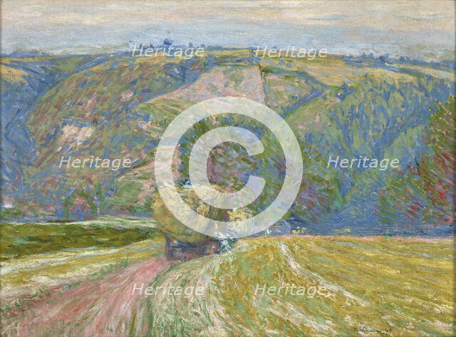 Cart with Hay, 1890. Creator: Jozef Pankiewicz.