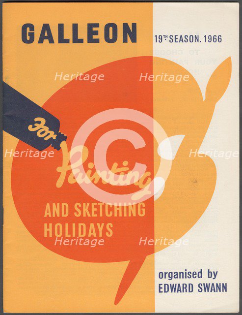 Galleon Holidays, 1966. Artist: Edward Swann
