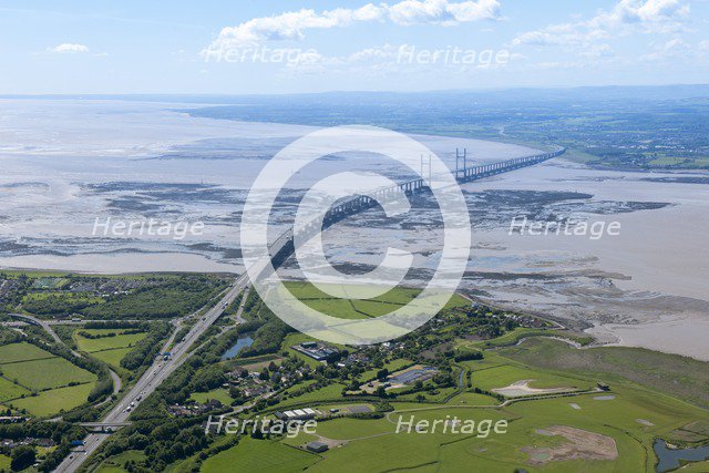 Second Severn Crossing, Gloucestershire, 2015. Artist: Damian Grady.