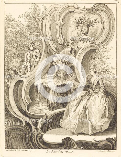 Le Rendez-vous, 1736. Creator: Antoine Aveline.