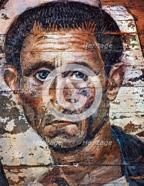 Portrait of a man, from El Fayum in Egypt.