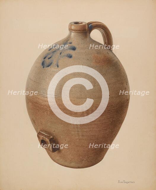 Cider Jug, c. 1939. Creator: John Tarantino.
