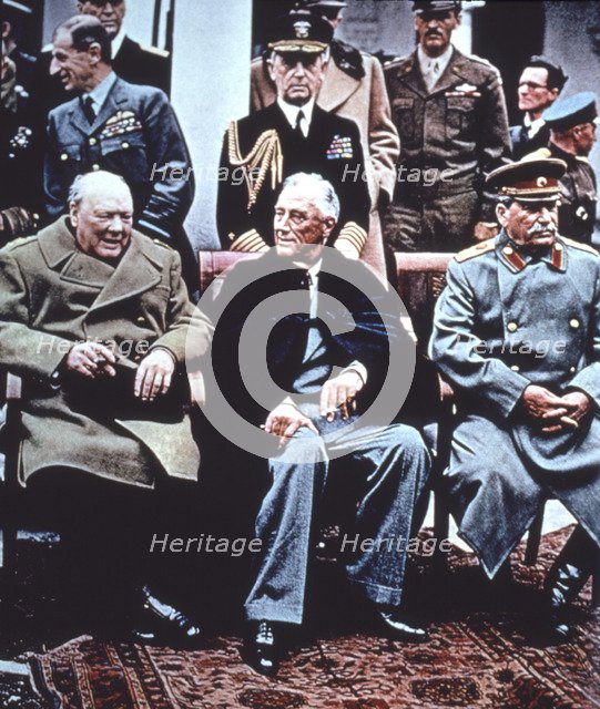 Second World War (1939 - 1945), Yalta conference in February 1945, it was the meeting between Roo…
