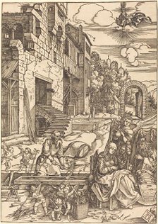 Sojourn of the Holy Family in Egypt, c. 1504. Creator: Albrecht Durer.