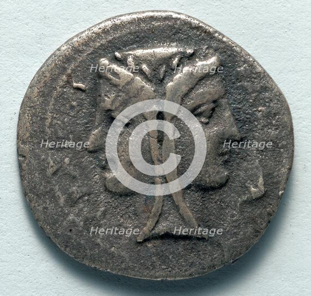 Litrae: Female Head (obverse), 357-317 BC. Creator: Unknown.