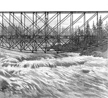 Sketches on the Canadian Pacific railway line, 1883. Creator: William James Palmer.