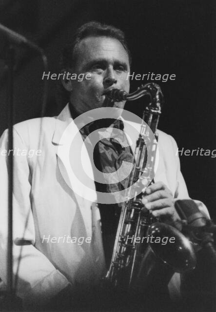 Stan Getz, North Sea Jazz Festival, Netherlands 1990. Creator: Brian Foskett.