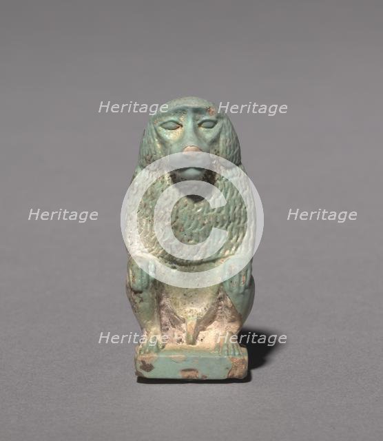 Thoth as Baboon, 664-305 BC. Creator: Unknown.